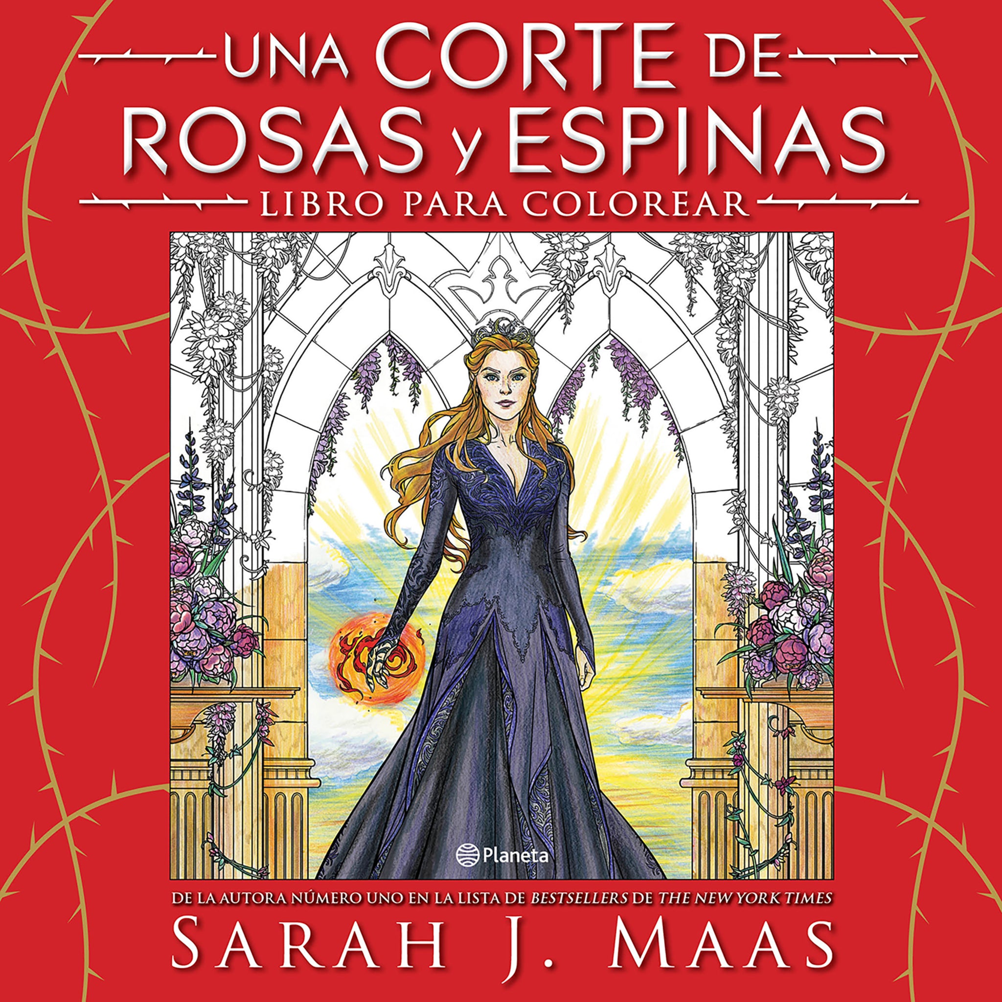 Una corte de rosas y espinas. Libro para colorear / A Court of Thorns and Roses. Coloring Book